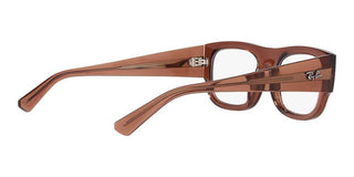 Ray-Ban RX 7218 unisex Brown Squared Eyeglasses