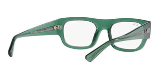 Ray-Ban RX 7218 unisex Green Squared Eyeglasses