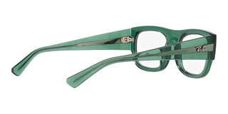 Ray-Ban RX 7218 unisex Green Squared Eyeglasses