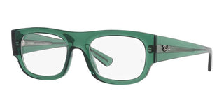 Ray-Ban RX 7218 unisex Green Squared Eyeglasses