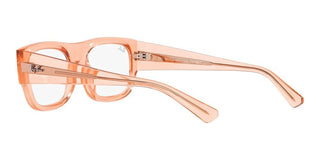 Ray-Ban RX 7218 unisex Orange Squared Eyeglasses