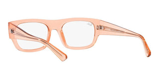 Ray-Ban RX 7218 unisex Orange Squared Eyeglasses