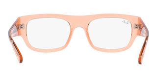 Ray-Ban RX 7218 unisex Orange Squared Eyeglasses