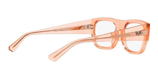 Ray-Ban RX 7218 unisex Orange Squared Eyeglasses