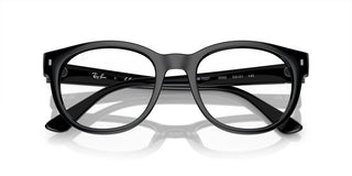 Ray-Ban RX 7227 unisex Black Squared Eyeglasses