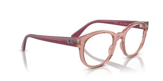 Ray-Ban RX 7227 unisex Pink Squared Eyeglasses