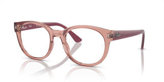 Ray-Ban RX 7227 unisex Pink Squared Eyeglasses