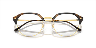 Ray-Ban RX 7229 unisex Havana Geometric Eyeglasses