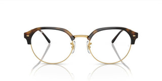 Ray-Ban RX 7229 unisex Havana Geometric Eyeglasses