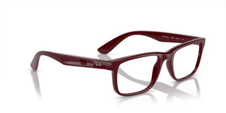 Ray-Ban RX 7232M unisex Red Squared Eyeglasses