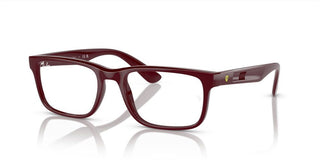 Ray-Ban RX 7232M unisex Red Squared Eyeglasses