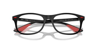 Ray-Ban RX 7307M unisex Black Squared Eyeglasses