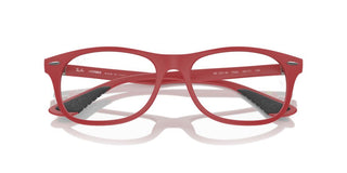 Ray-Ban RX 7307M unisex Red Squared Eyeglasses