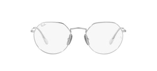 Ray-Ban RX 8165V unisex Silver Geometric Eyeglasses