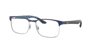 Ray-Ban RX 8416 men Blue Geometric Eyeglasses