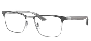 Ray-Ban RX 8421 unisex Grey Geometric Eyeglasses