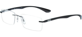 Ray-Ban RX 8724 unisex Ruthenium Geometric Eyeglasses