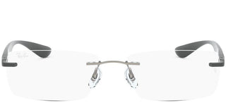 Ray-Ban RX 8724 unisex Ruthenium Geometric Eyeglasses