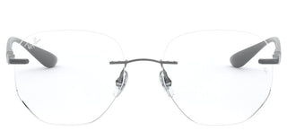 Ray-Ban RX 8766 unisex Ruthenium Round Eyeglasses