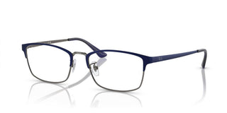 Ray-Ban RX 8772D unisex Blue Squared Eyeglasses