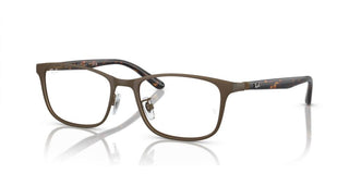 Ray-Ban RX 8773D unisex Brown Squared Eyeglasses