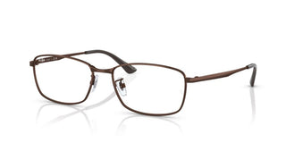 Ray-Ban RX 8775D unisex Brown Geometric Eyeglasses