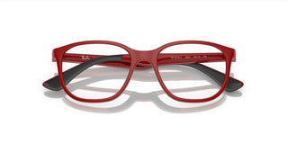 Ray-Ban RY 9078V JUNIOR children Red Squared Eyeglasses