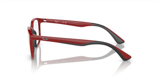 Ray-Ban RY 9078V JUNIOR children Red Squared Eyeglasses