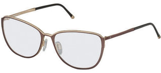 Rodenstock R 2570 women Brown Geometric Eyeglasses