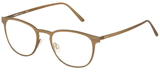 Rodenstock R 8021 men Brown Round Eyeglasses