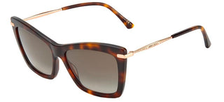 Jimmy Choo SADY/S women Havana Cat Eye Sunglasses