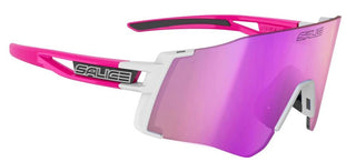 Salice SALICE 026S - SMALL women White Shield Sunglasses