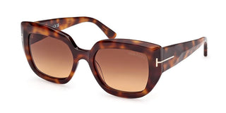 Tom Ford SALTZMAN FT1192 women Havana Butterfly Sunglasses