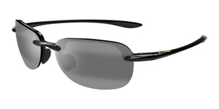 Maui Jim SANDY BEACH 408 unisex Black Geometric Sunglasses