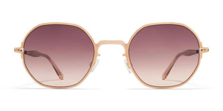 Mykita SANTANA unisex Gold Round Sunglasses