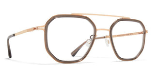 Mykita SATU unisex Brown Geometric Eyeglasses