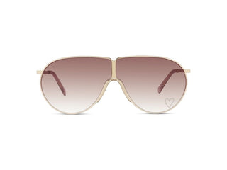 STELLA MCCARTNEY Love Heart SC40064I women Gold Pilot Sunglasses