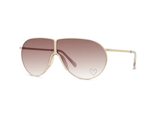 STELLA MCCARTNEY Love Heart SC40064I women Gold Pilot Sunglasses