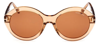 Tom Ford SERAPHINA FT 1088 women Brown Round Sunglasses