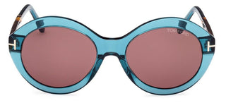 Tom Ford SERAPHINA FT 1088 women Blue Round Sunglasses