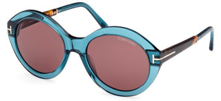 Tom Ford SERAPHINA FT 1088 women Blue Round Sunglasses