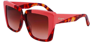 Salvatore Ferragamo SF1060S women Red Geometric Sunglasses