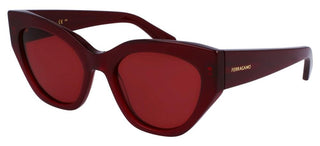 Salvatore Ferragamo SF1107S women Red Geometric Sunglasses