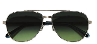 Moscot Shav Sun Unisex Silver Pilot Sunglasses