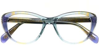 Moscot SHEITLE women Blue Cat Eye Eyeglasses