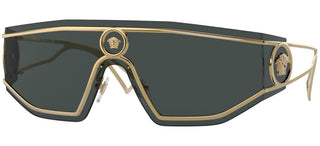 Versace SHIELD MEDUSA VE 2226 men Gold Shield Sunglasses