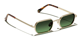 Moscot SHMOOZ SUN unisex Gold Rectangle Sunglasses