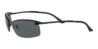 Ray-Ban SIDESTREET RB 3183 unisex Black Sports Sunglasses