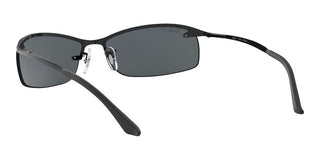 Ray-Ban SIDESTREET RB 3183 unisex Black Sports Sunglasses