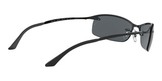 Ray-Ban SIDESTREET RB 3183 unisex Black Sports Sunglasses